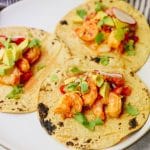 firecracker shrimp tacos with pineapple salsa 7